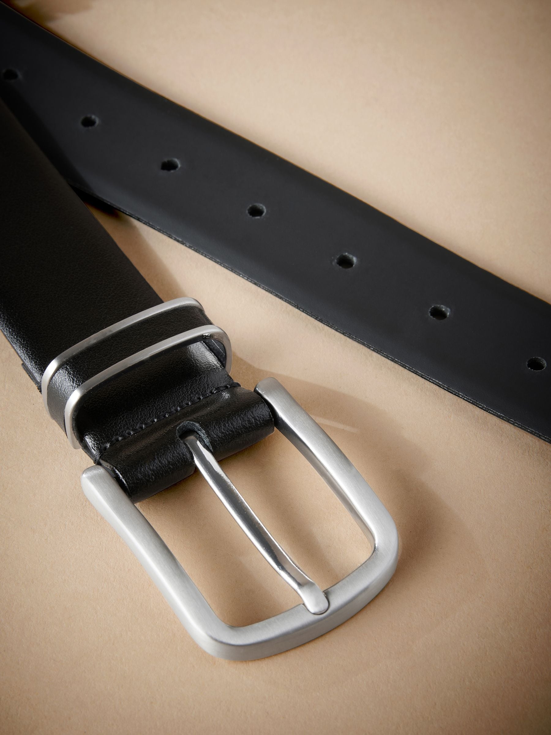 Zwart - Signature leren opvulriem
