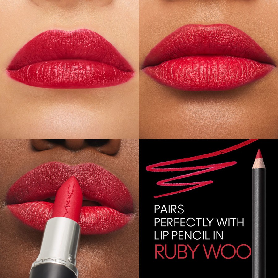 MAC Macximal Matte Mini Lipstick Ruby Woo 1,7g
