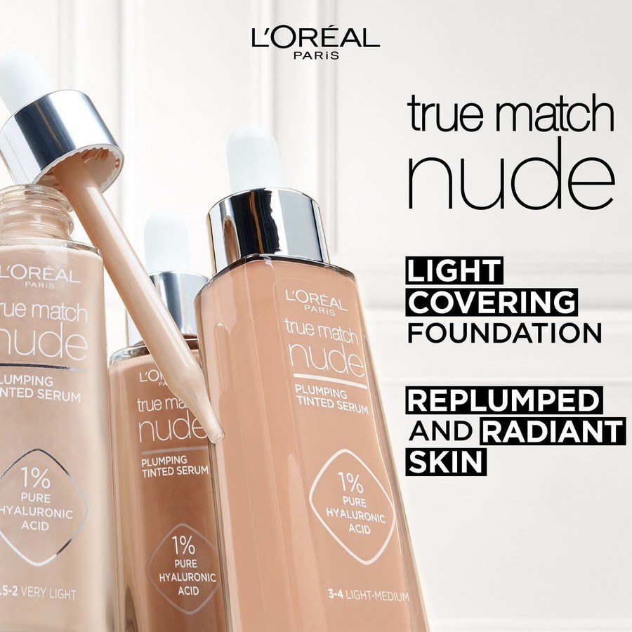 L'Oréal Paris True Match Nude Plumping Tinted Serum Rosy Light 30ml