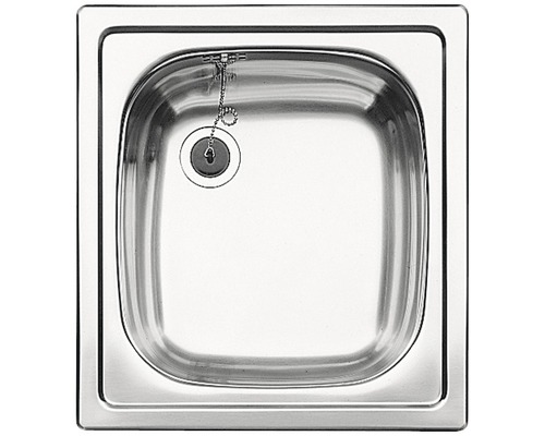 Blanco TOP EE 4 X 4 spoelbak, 435 x 470 mm, roestvrij staal, natuurlijke afwerking, 501065