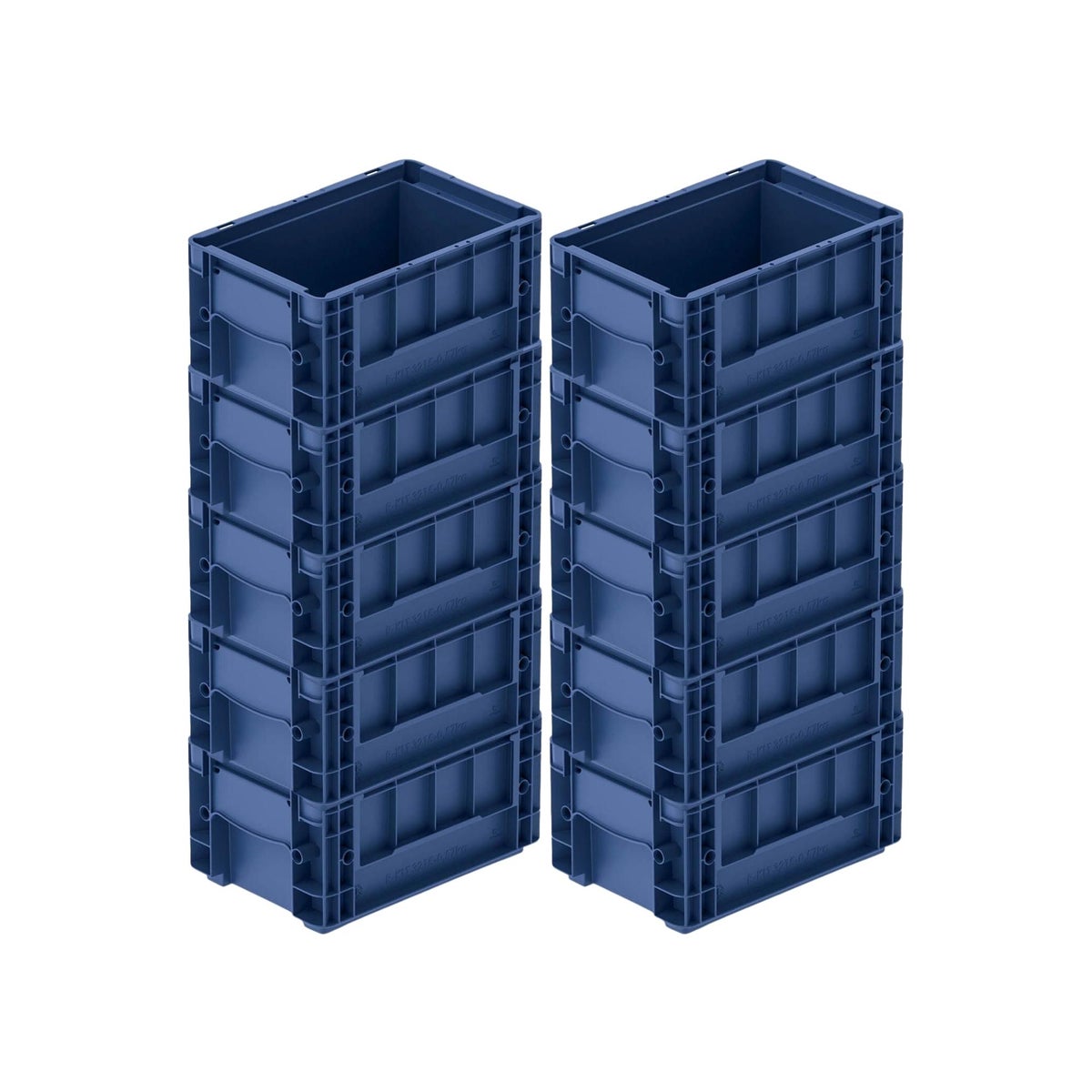 PROREGAL VDA KLT Kleine Lastdrager met Composiet Bodem HxBxD 14,7 x 20 x 30 cm 5,3 Liter KLT Transportbox Transportcontainer Stapelcontainer