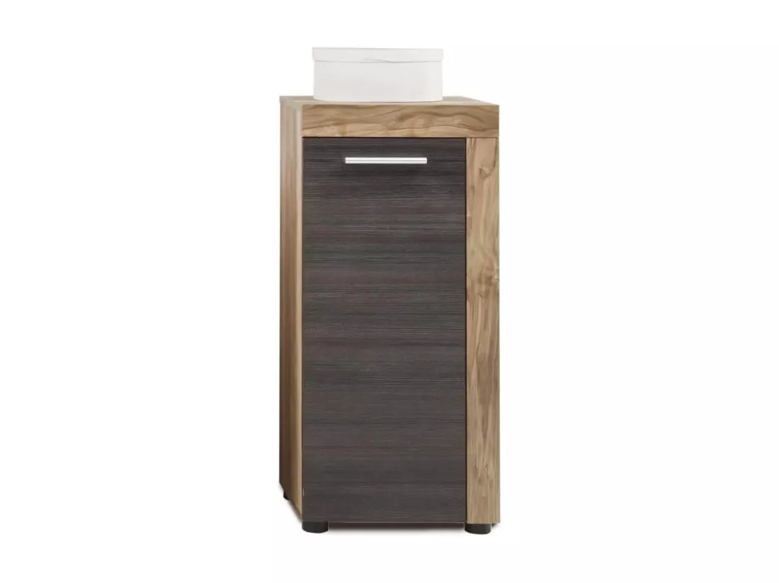 Meuble bas - Mélaminé noyer - Brun - 36 - 81 - 31 cm