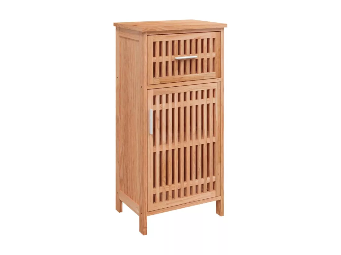 Ensemble de meubles de salle de bain 5 pcs bois massif de noyer