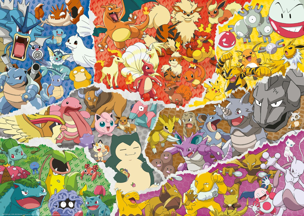 Pokémon Puslespil - Adventure - 1000 Brikker - Ravensburger