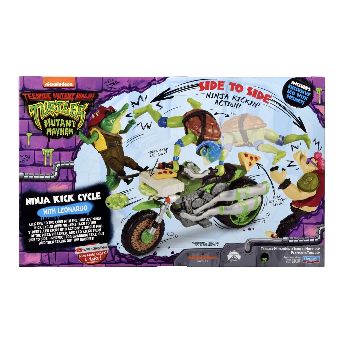 Tortues Ninja - Véhicule et figurine Ninja deluxe