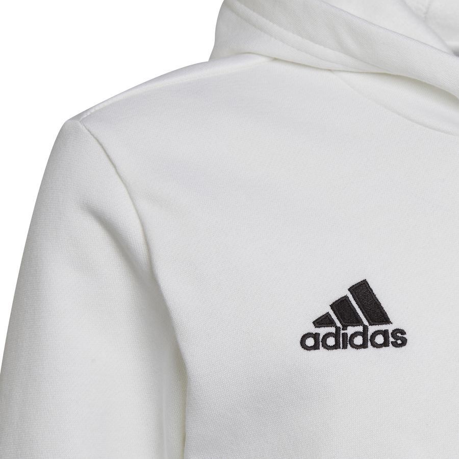 adidas Sweat à Capuche Entrada 22 - Blanc/Noir Enfant