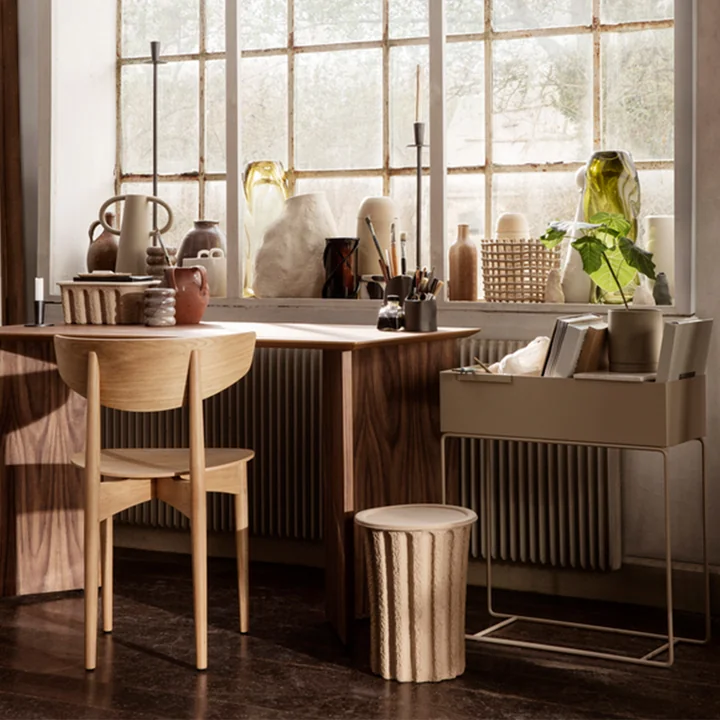 Ferm Living - Herman Stuhl, Holz, Eiche natur