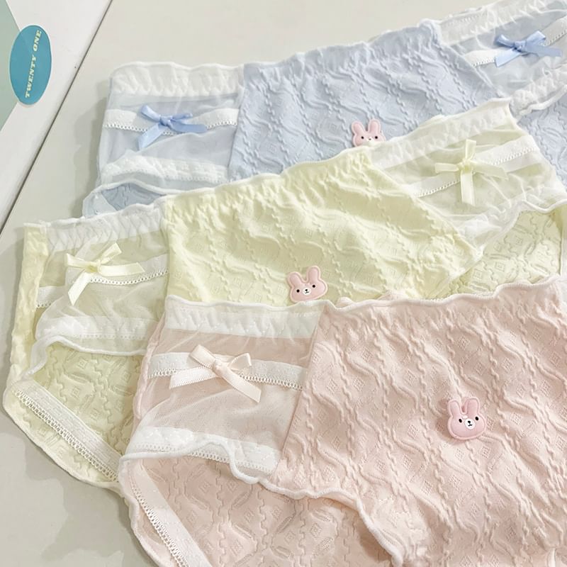 Nikiki - Konijn applique sla rand panty