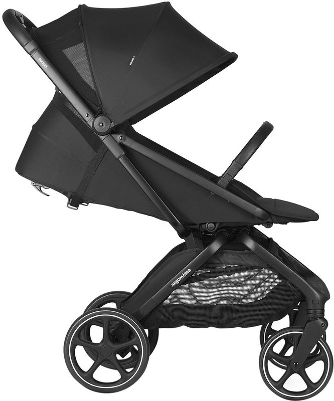 Rockey - L - Buggy - Zwart - Aluminium - Inclusief Regenhoes en Bumper Bar