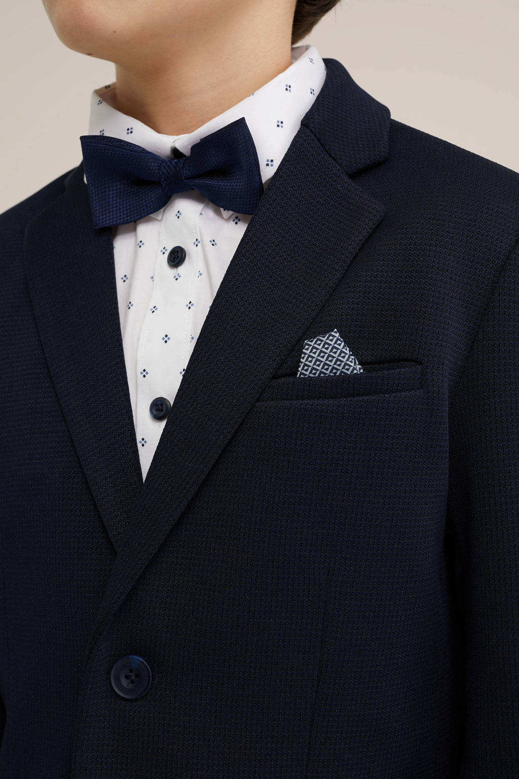WE Fashion colbert donkerblauw