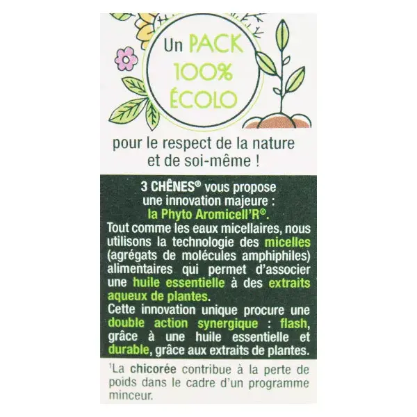 Les 3 Chênes Phyto Aromicell'R Minceur Bio 20 ampoules