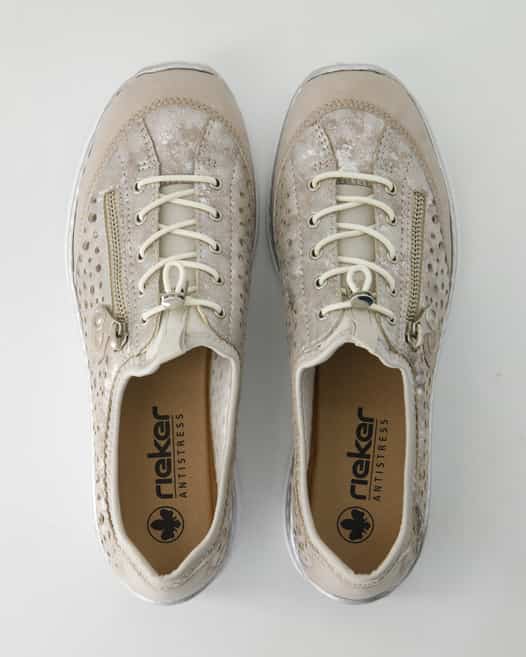Rieker Eagle Sneaker in Beige