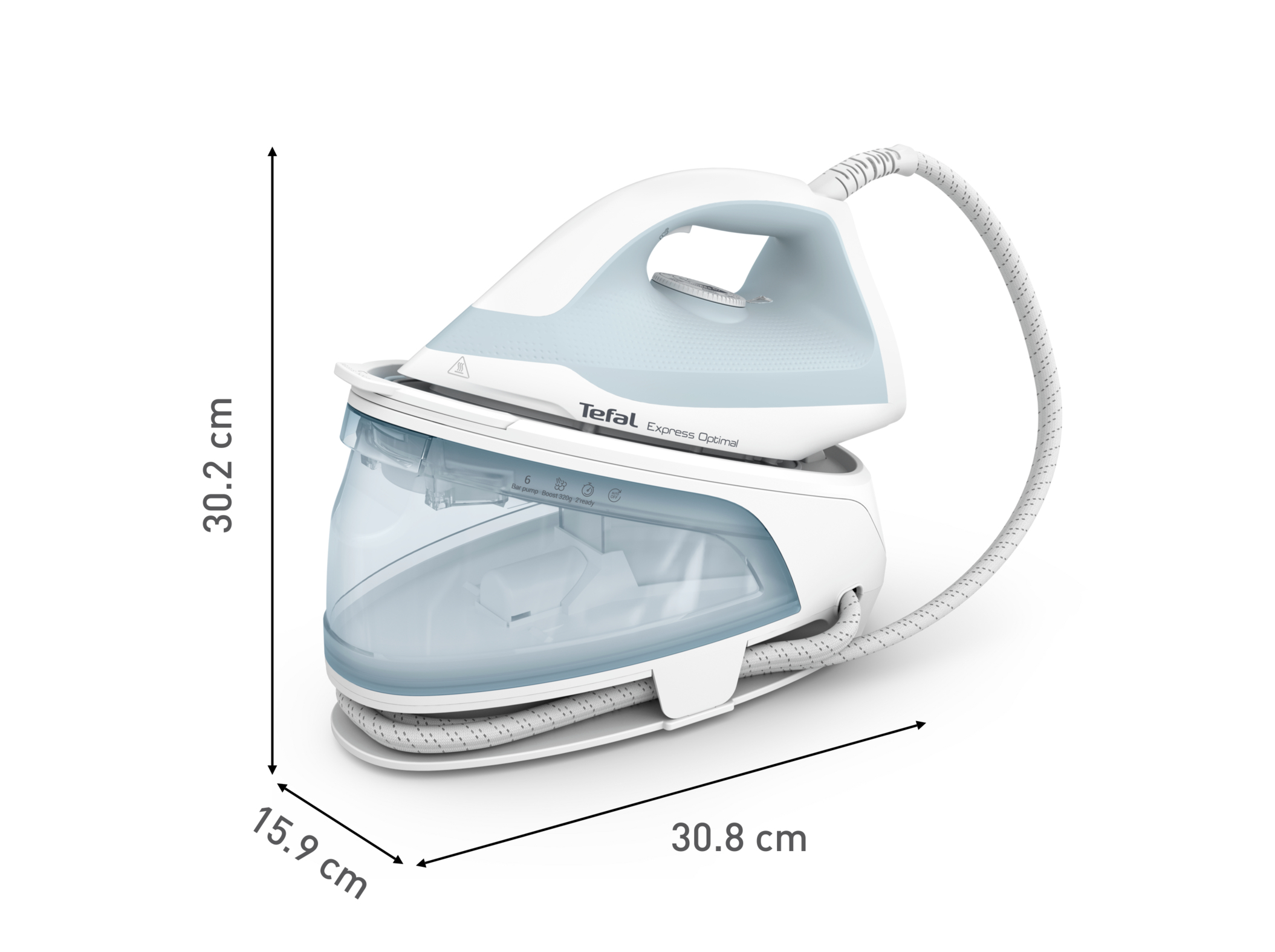 GERADOR A VAPOR TEFAL SV4210E0 OPTIMAL STEAM AUTONOMIA ILIMITADA 2200W 6BARS