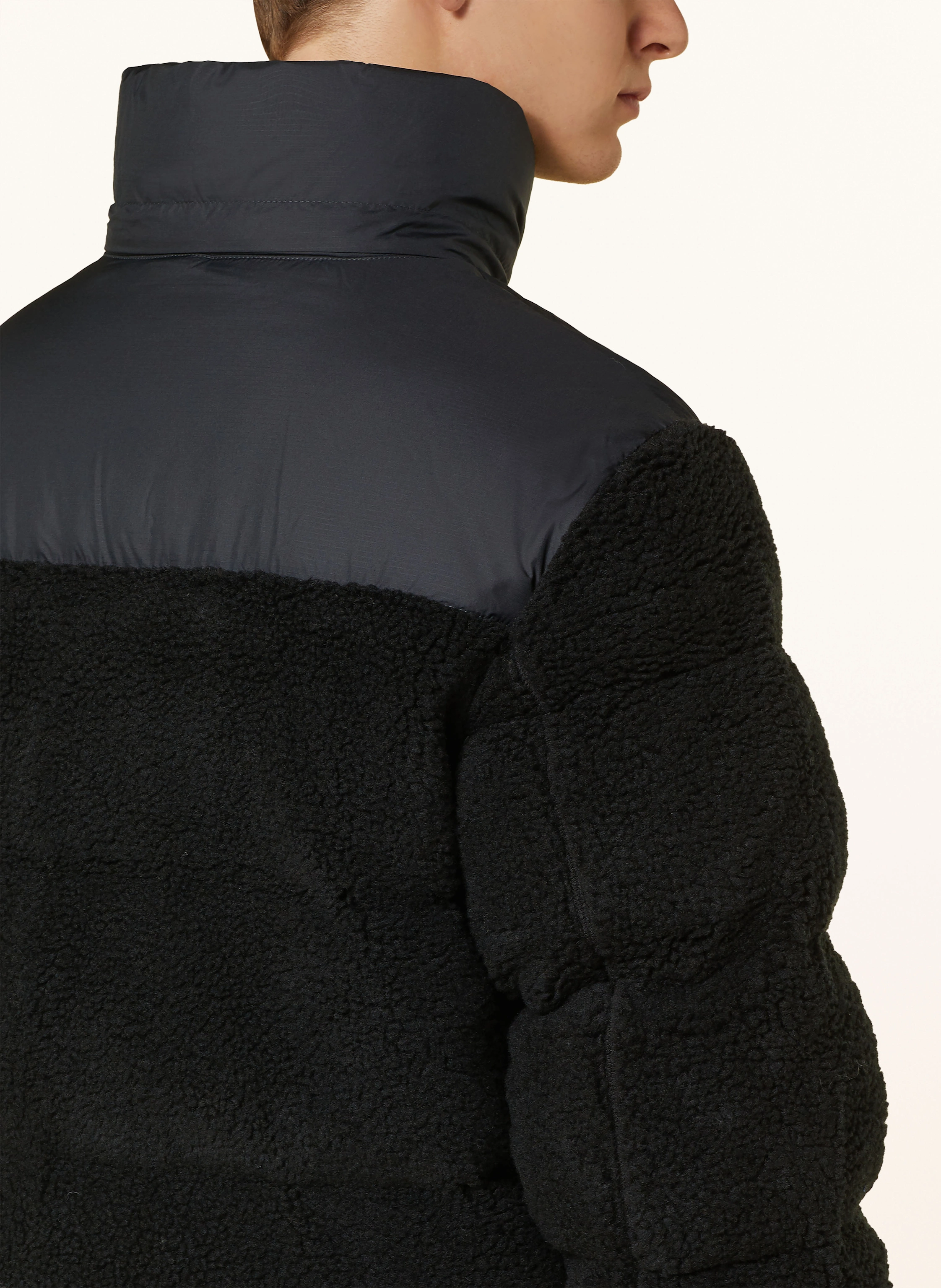 POLO RALPH LAUREN Daunenjacke mit Teddyfell und abnehmbarer Kapuze