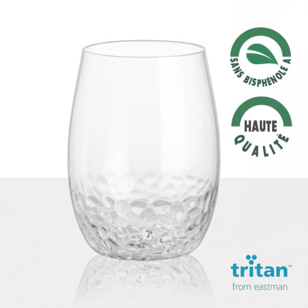 Lot de 2 verres à eau AMADE Tritan 45 cl