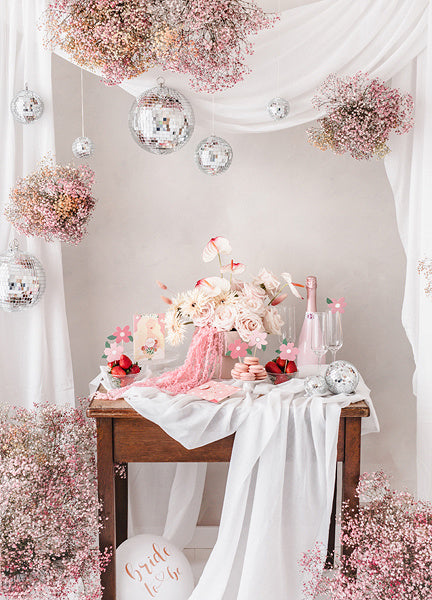 Caketopper Bloemen 14,5cm 8st