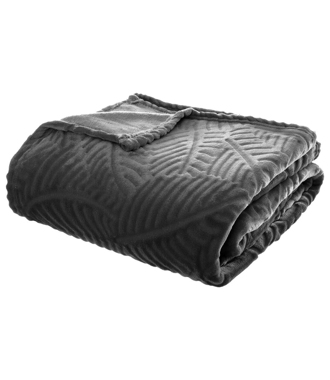Plaid design velours The colonial factory - L. 240 x l. 220 cm - Gris