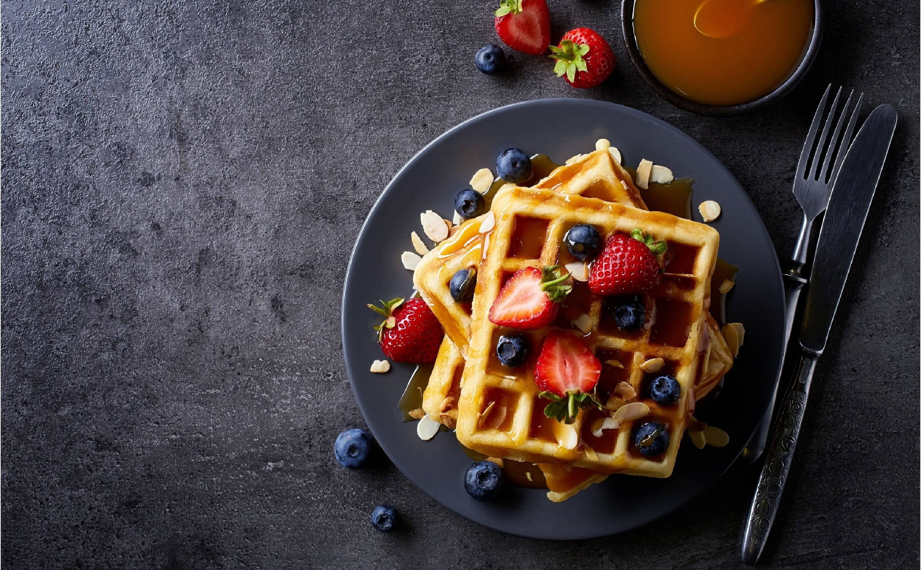 Zilan Waffeleisen Cool-Touch-Technologie Antihaftbeschichtung 1200W