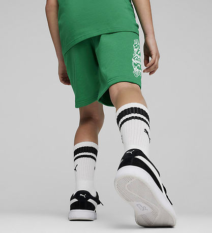 Puma Shorts - ESS+ Mid 90er - Active Green