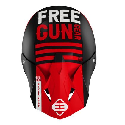 Casque cross Shot by Freegun XP-4 DANGER RED MATT 2022 - Rouge