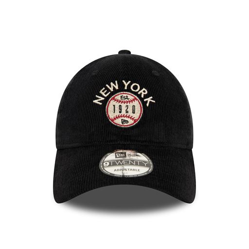 New Era NE Cord 9Twenty Dad Cap, Black, One size