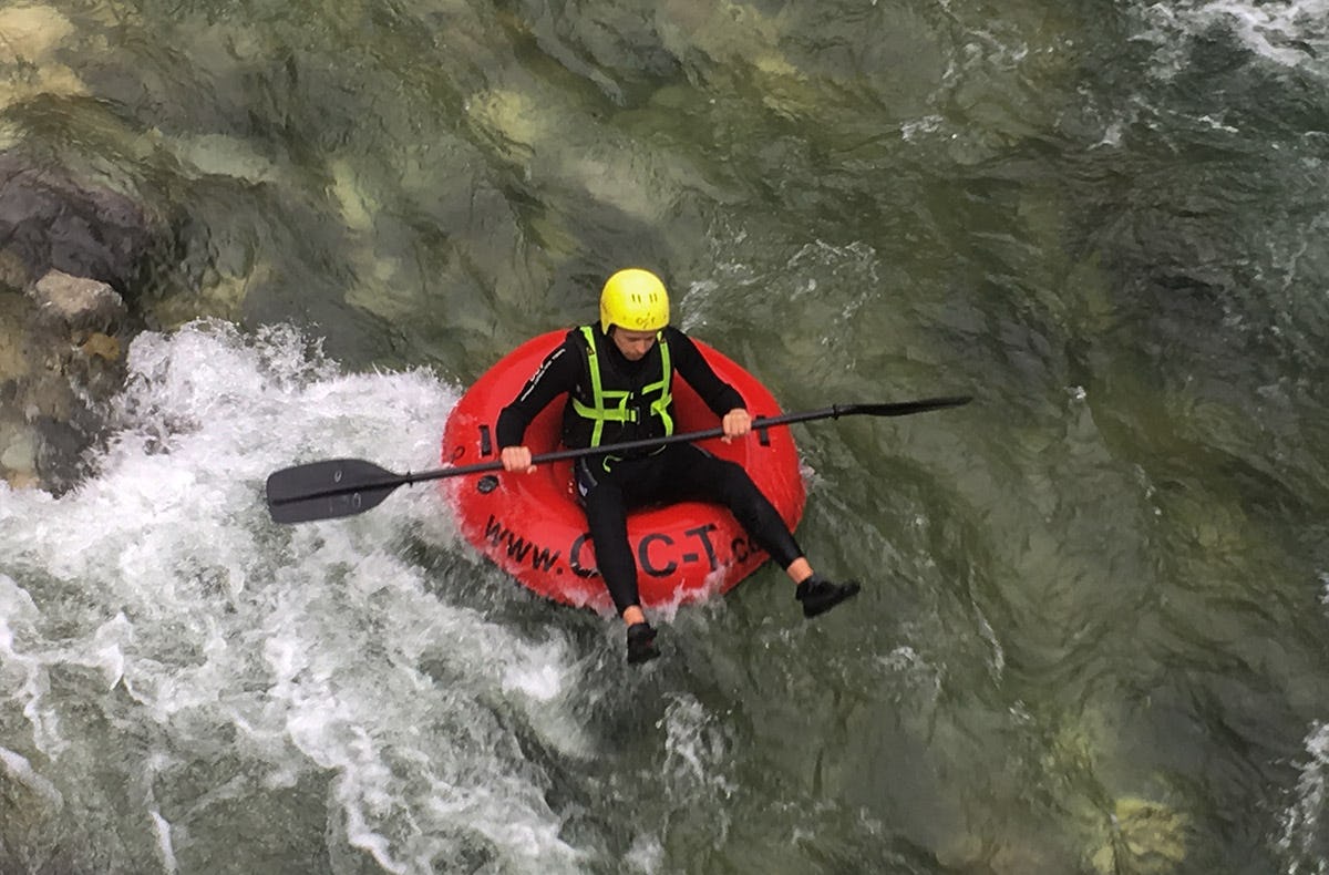 Wildwasser-Tubing Abtenau-Voglau für 2
