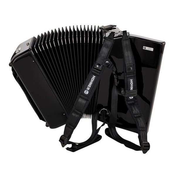 Hohner Bravo II 48 Black silent key