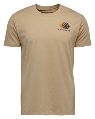T-Shirt Black Diamond Faded Beige