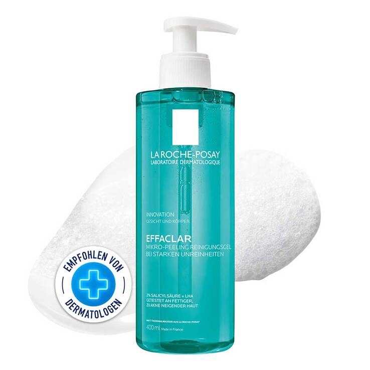 La Roche Posay Effaclar Mikro-Peeling Reinigungsgel, 400 ml