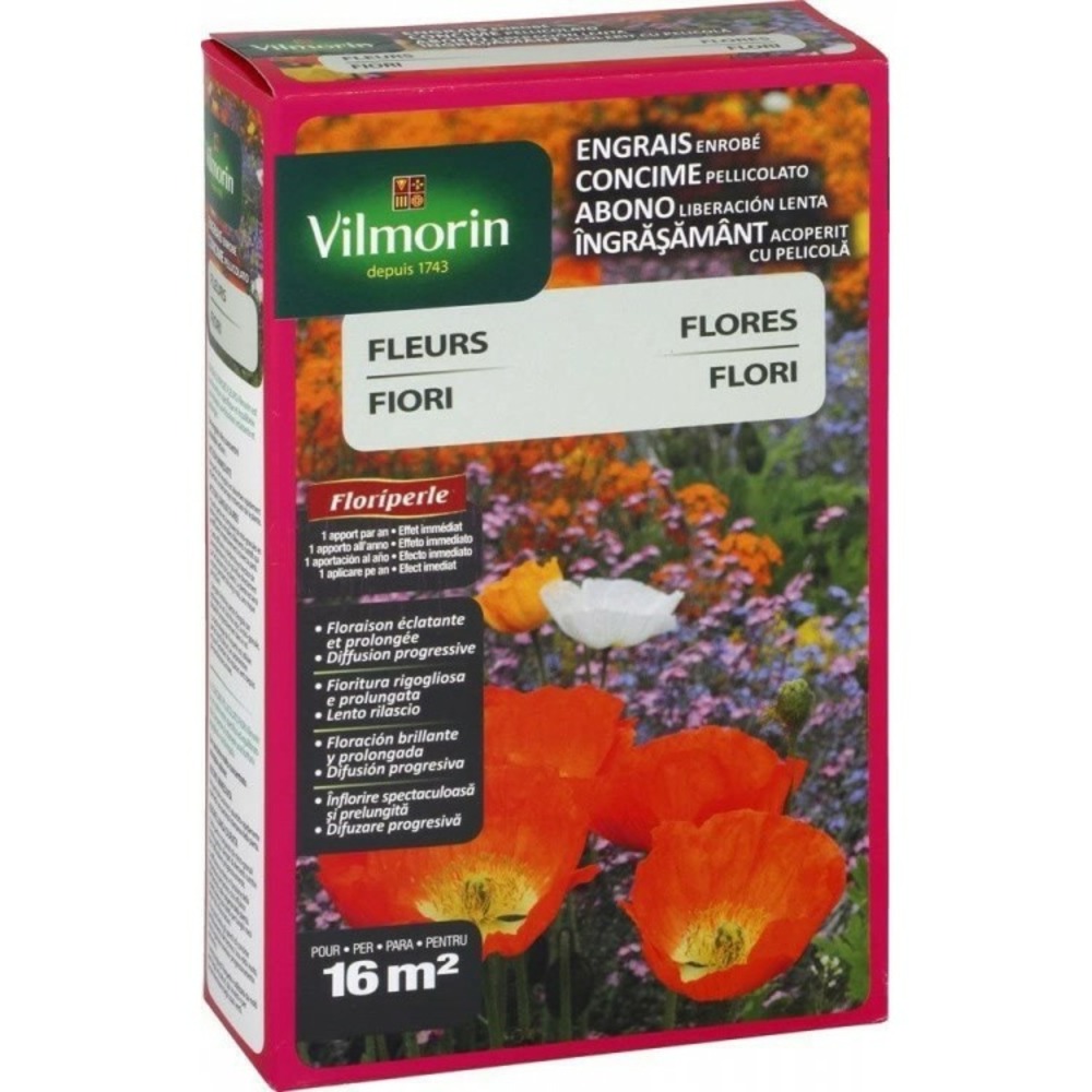 Engrais enrobés fleurs floriperle etui de 800 g 4 lg