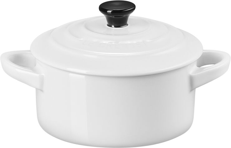 Le Creuset Mini gryde 10cm White White