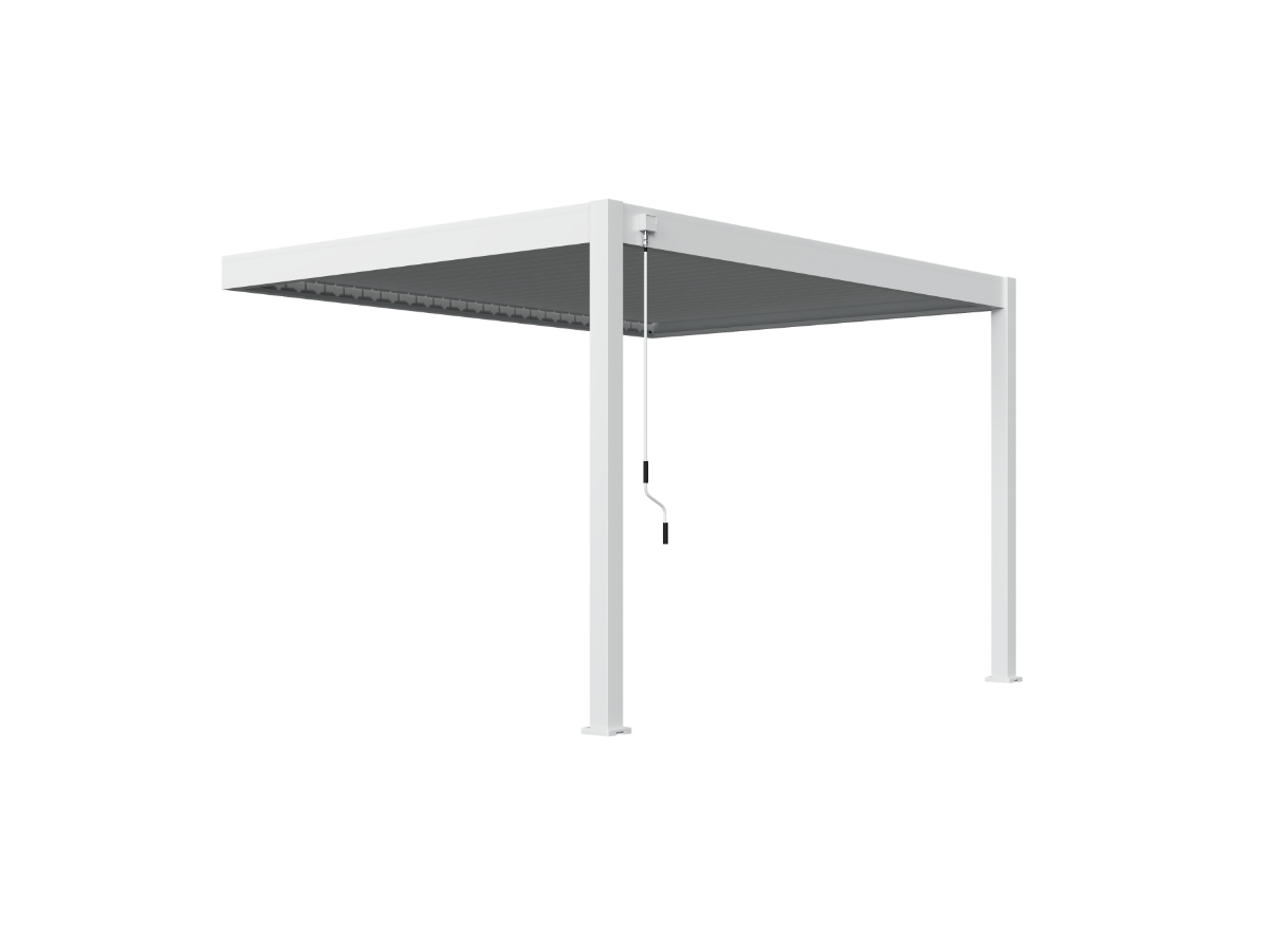 Orion Deluxe 300 x 400 cm muur terrasoverkapping - White