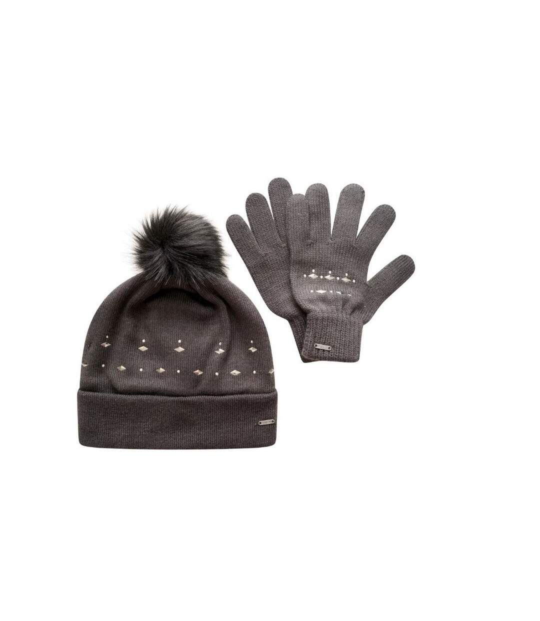 Dare 2B - Ensemble bonnet et gants - Femme (Gris clair) (Taille unique) - UTRG7961