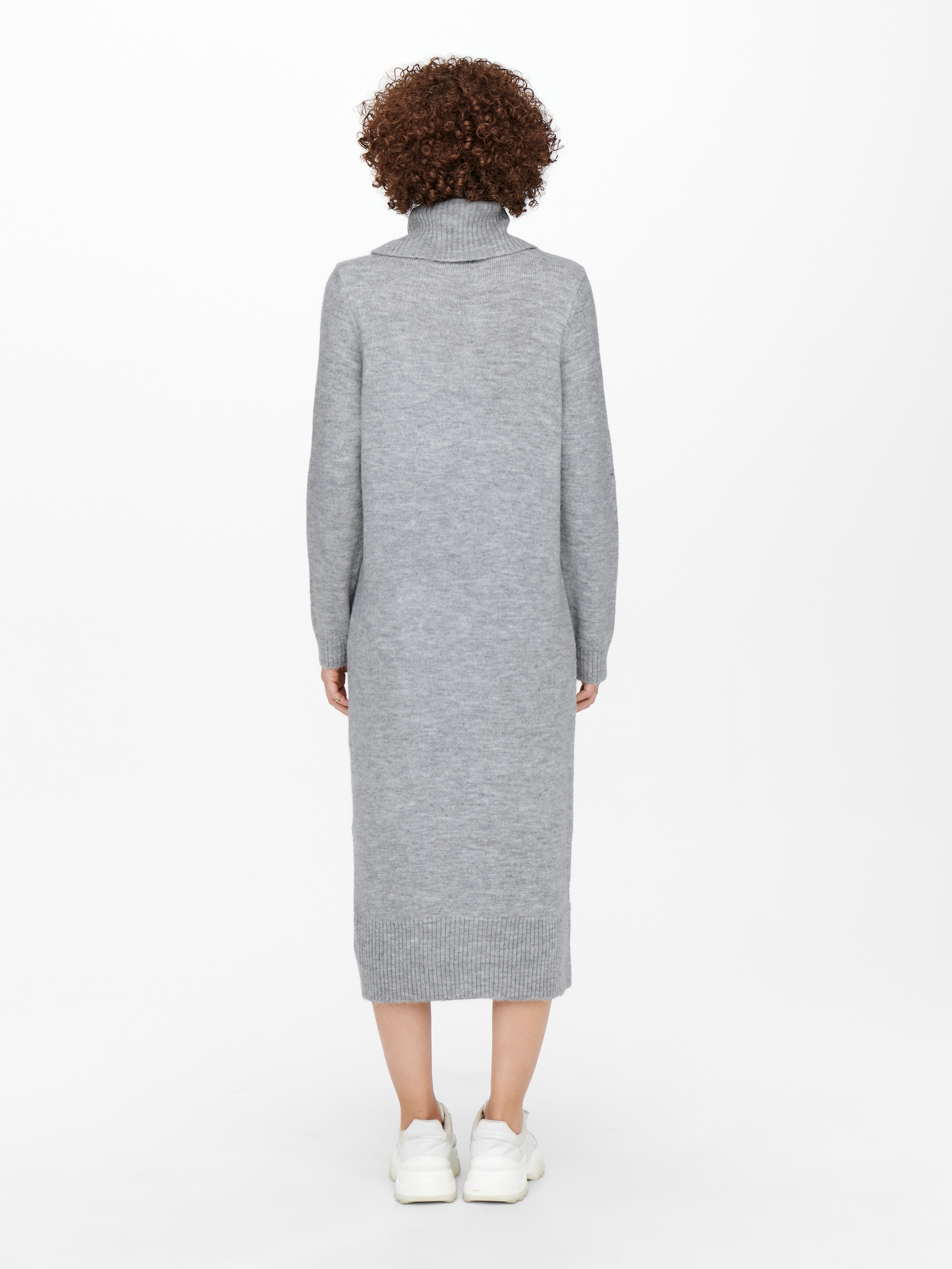 ONLBRANDIE Langes Kleid Light Grey Melange
