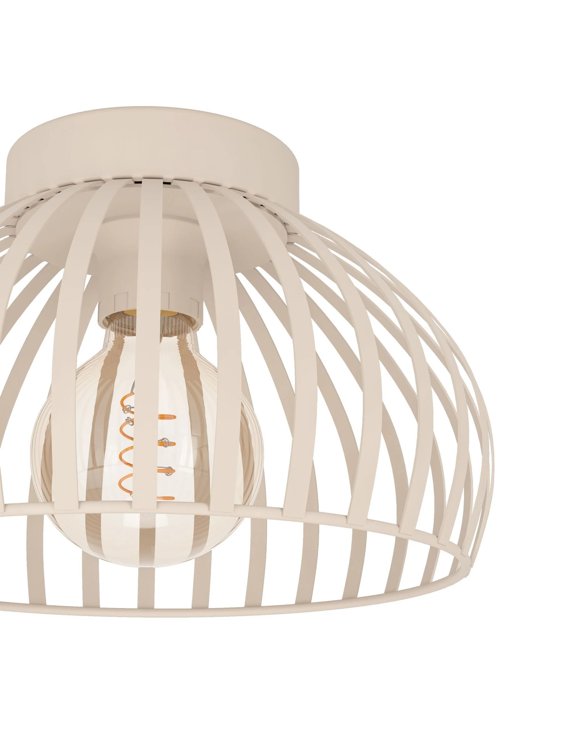 Eglo Mogano 3 Steel Caged Style Ceiling Light