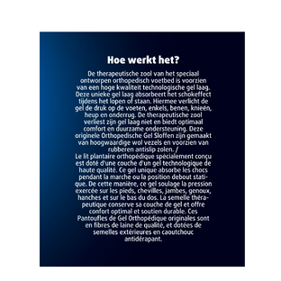 Lucovitaal Originele Orthopedische Gel Sloffen 40-41 Zwart 1PR
