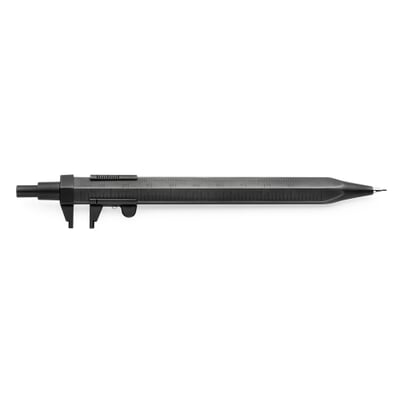Messograf Druckbleistift schwarz verchromt
