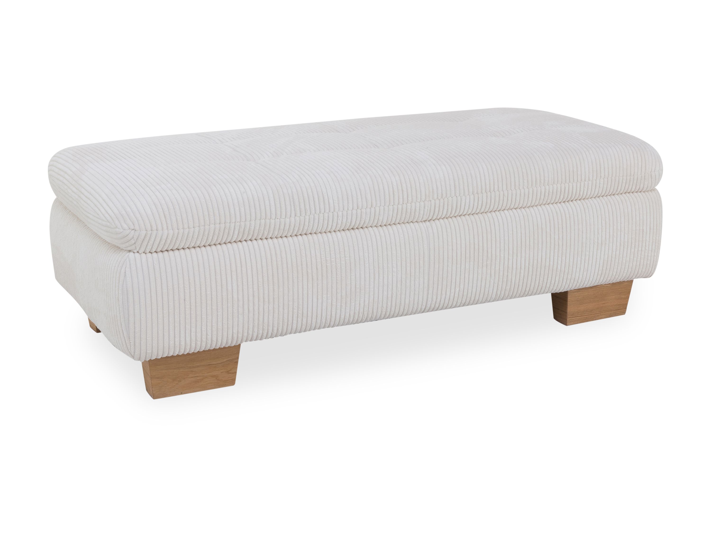 Hocker SYSTEMPOLSTER XXL aufklappbar MARGO natur