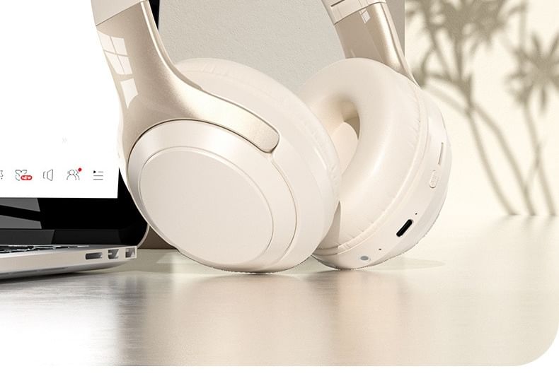 HOMTEC - USB oplaadbare Bluetooth-hoofdtelefoon