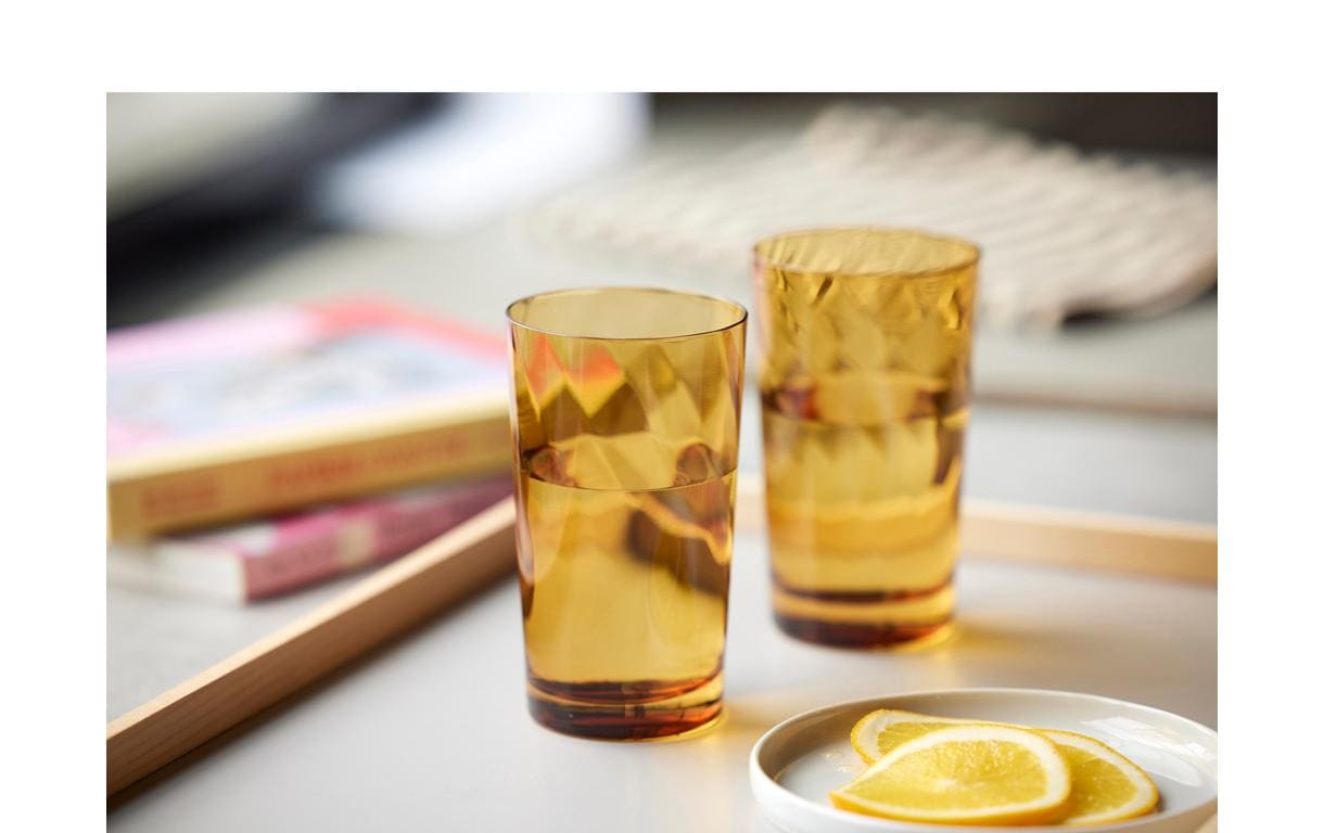 Longdrinkglas Vienna Braun, 4 Stück, 45 clElegante Highball-Gläser