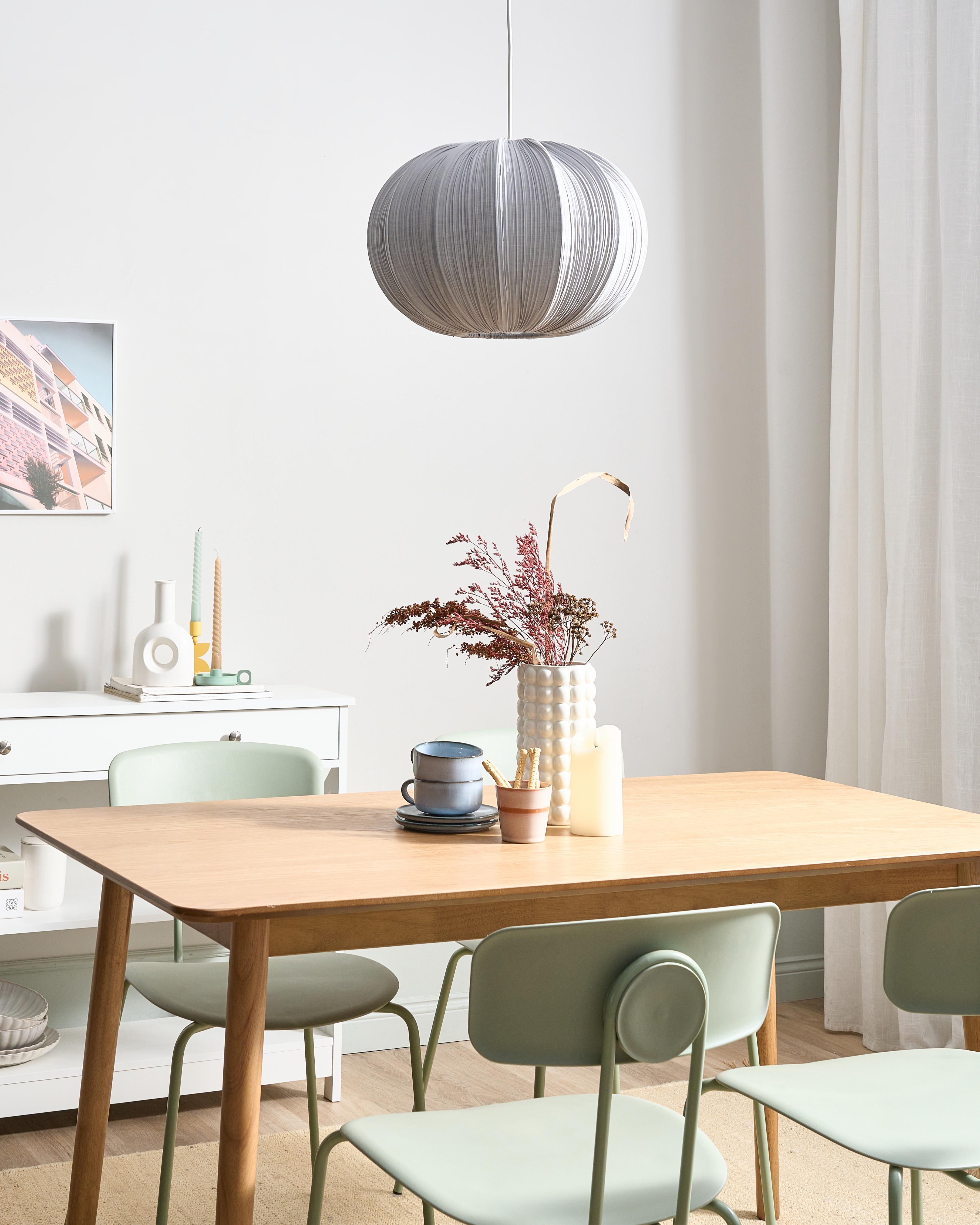 Hanglamp OKER Stof Grijs