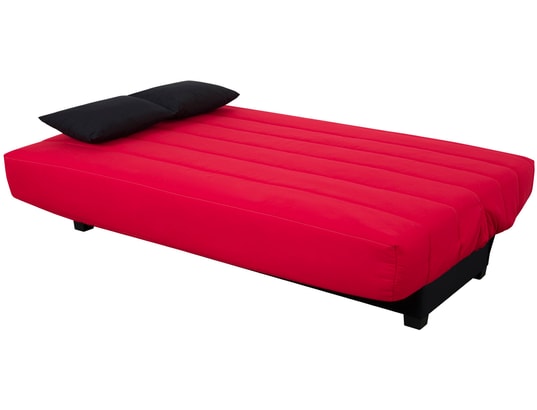 CONCEPT1 - Canapé lit Célia CC 130 ressorts ensachés (mat Simmons) rouge
