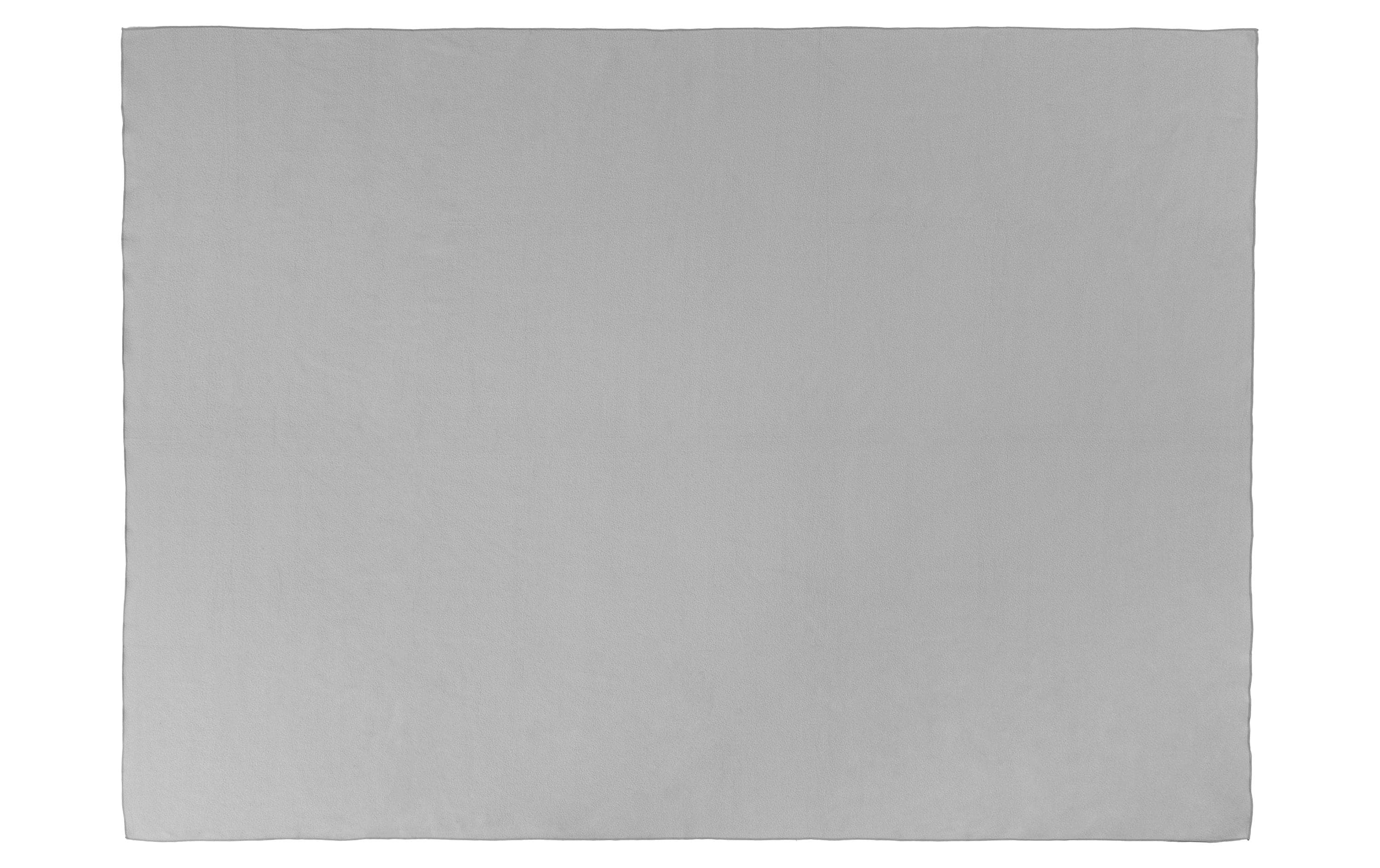 Decke Fleecedecke Fleece, 150 x 210 cm, HellgrauFlauschige Fleecedecke