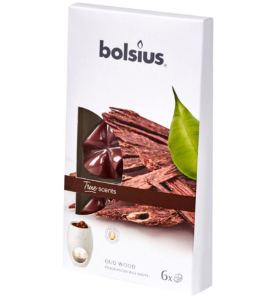 Bolsius True Scents Waxmelts Old Wood (6 stuks)