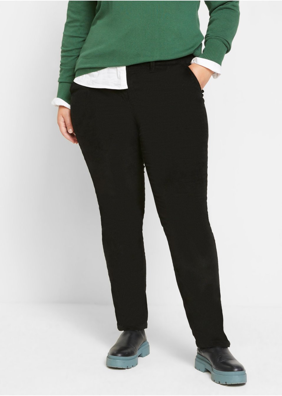 Pantalon en velours côtelé thermo