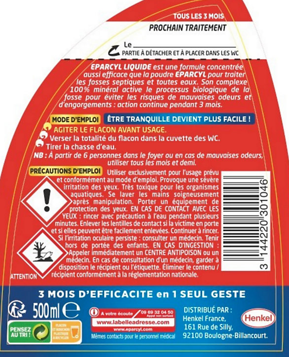 Activateur biologique Éparcyl 500 ml