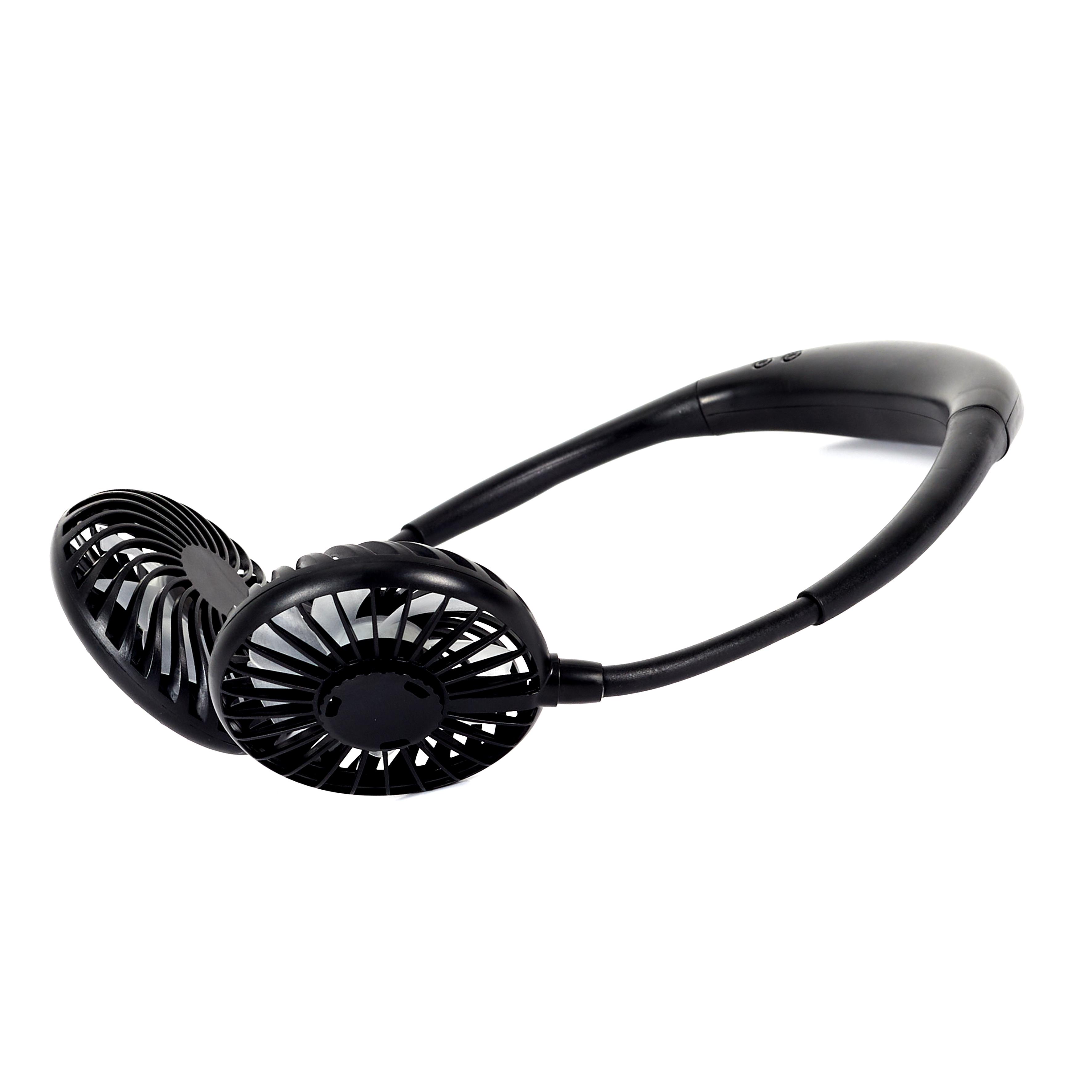 VENTILATEUR RECHARGEABLE TOUR DE COU LUMINEUX
