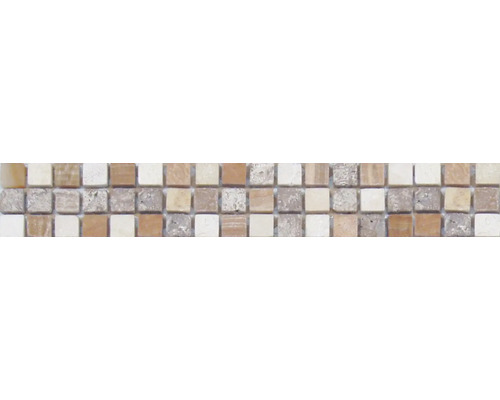 Natuursteenrand, beige, 30,5 x 4,8 cm