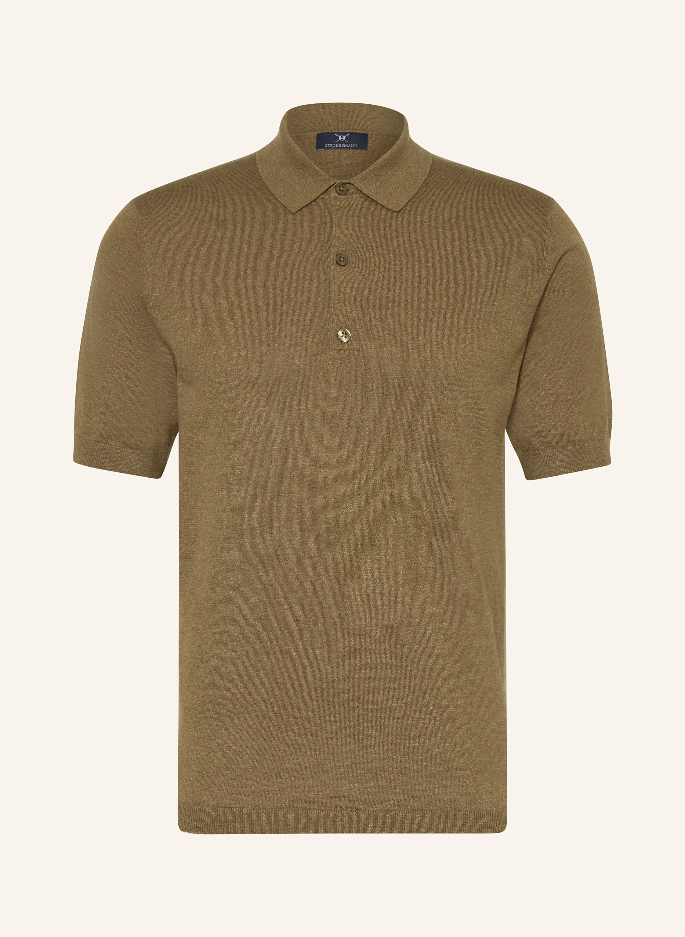 STROKESMAN'S Strick-Poloshirt