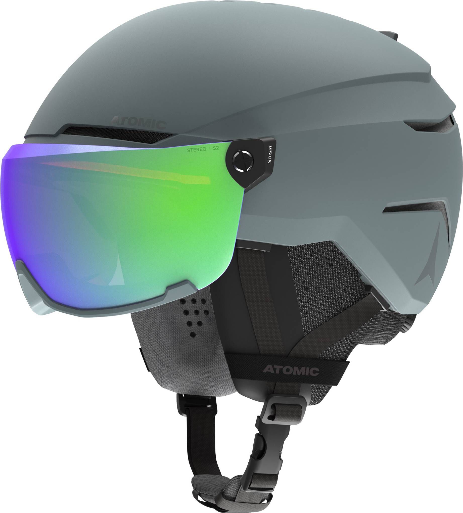 Atomic| Skihelm SAVOR VISOR STEREO GREEN